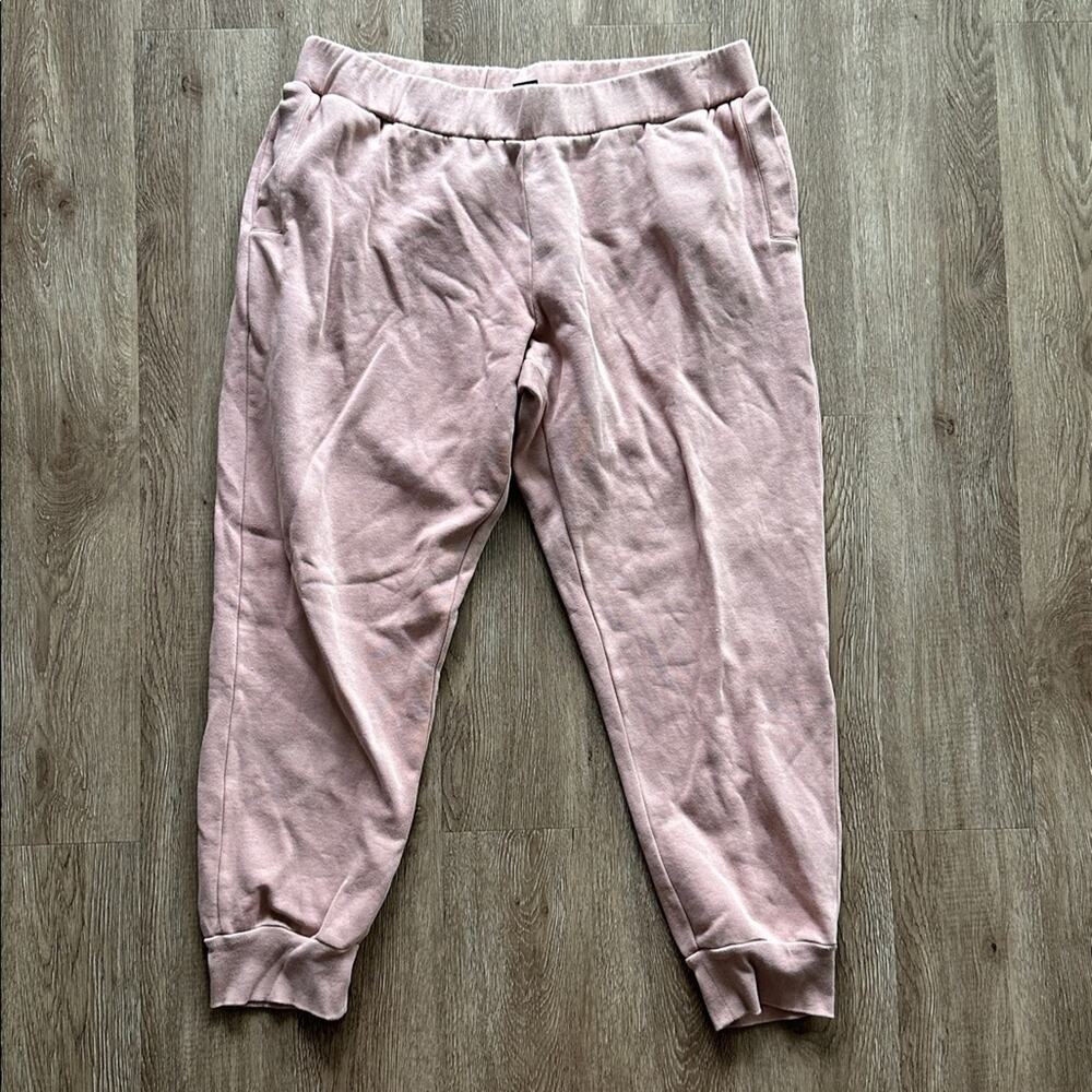 Hatch Rose Mauve Astrid Maternity Joggers Size 4 XL Cozy Lounge